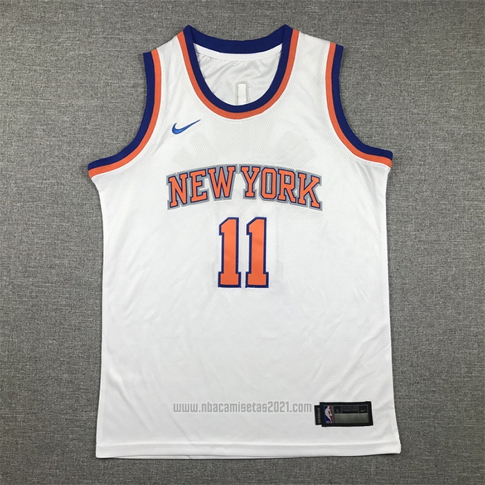 Camiseta Nino New York Knicks Jalen Brunson #11 Association 2022-23 Blanco